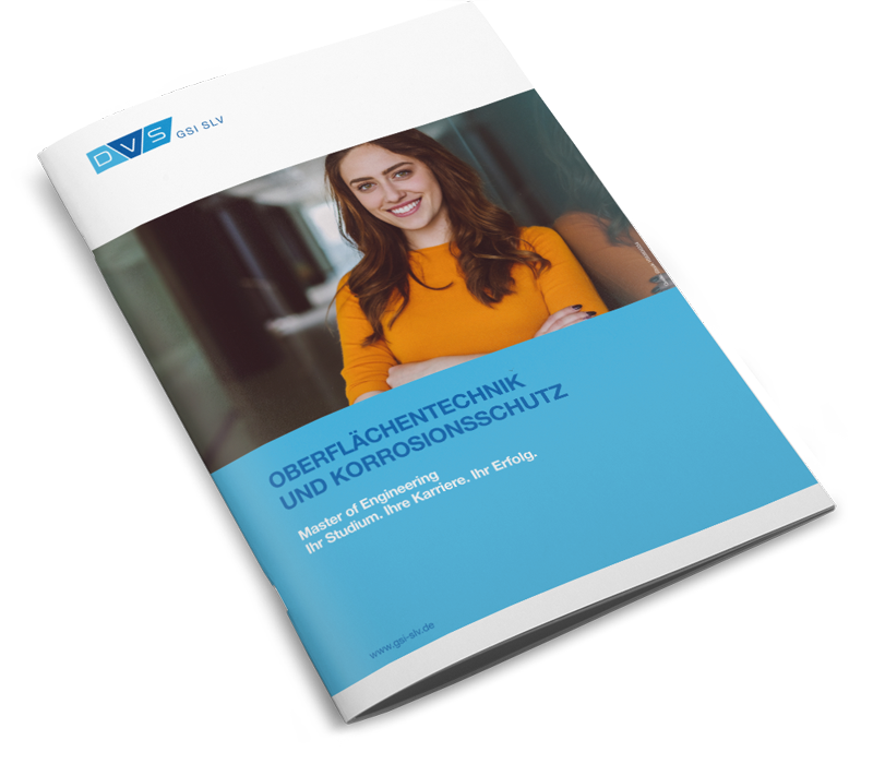 Infomaterial zum Studiengang Master of Engineering in Oberflächenschutz und Korrosionsschutz